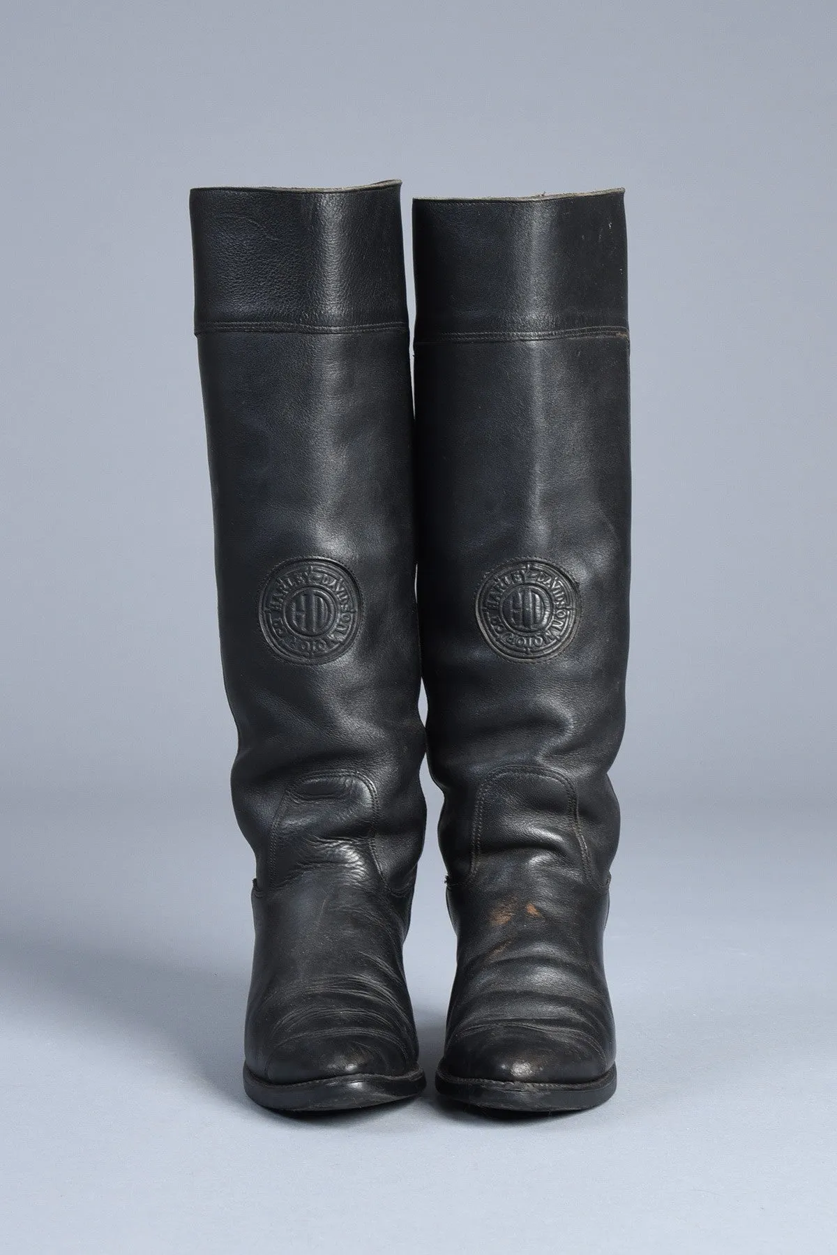 Harley Davidson Corseted Lace Up Motorcycle Boots